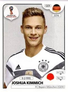 Joshua Kimmich – FIFA World Cup 2018 Russia, Nr. 438