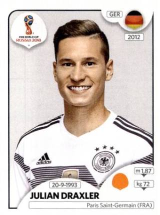 Julian Draxler – FIFA World Cup 2018 Russia, Nr. 440