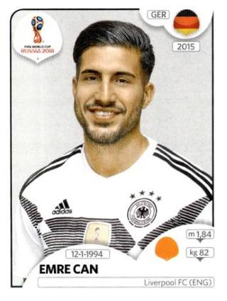 Emre Can – FIFA World Cup 2018 Russia, Nr. 442