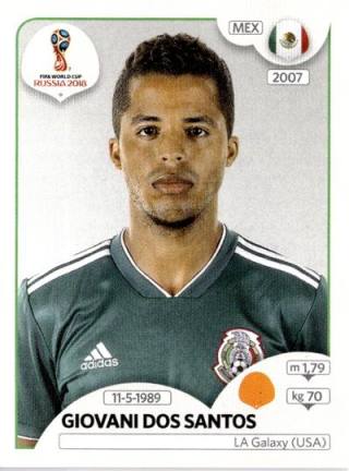 Giovani dos Santos – FIFA World Cup 2018 Russia, Nr. 462