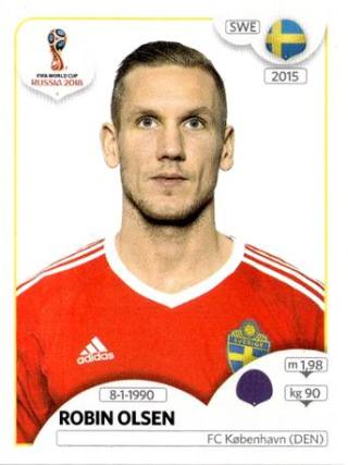 Robin Olsen – FIFA World Cup 2018 Russia, Nr. 474