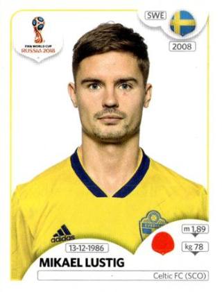 Mikael Lustig – FIFA World Cup 2018 Russia, Nr. 475