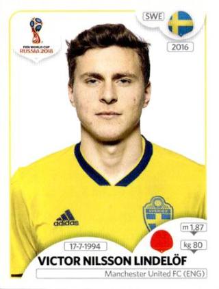 Victor Jörgen Nilsson Lindelöf – FIFA World Cup 2018 Russia, n. 476