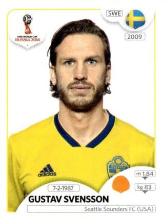 Gustav Svensson – FIFA World Cup 2018 Russia, Nr. 484