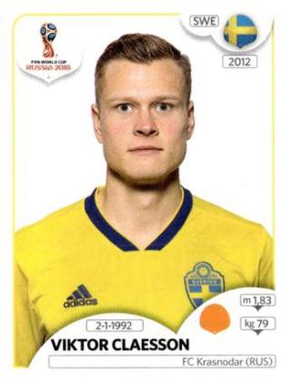 Viktor Claesson – FIFA World Cup 2018 Russia, Nr. 485