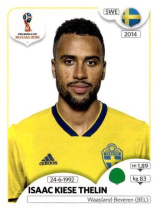 Isaac Kiese Thelin – FIFA World Cup 2018 Russia, Nr. 488