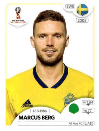 Marcus Berg – FIFA World Cup 2018 Russia, Nr. 489