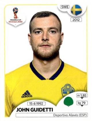 John Guidetti – FIFA World Cup 2018 Russia, Nr. 490
