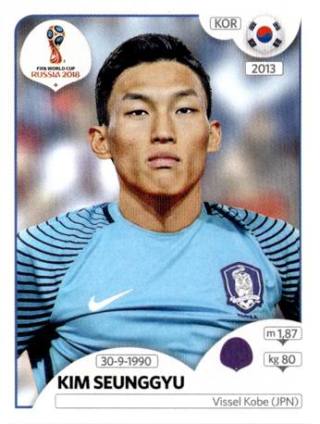 Kim Seunggyu – FIFA World Cup 2018 Russia, Nr. 494