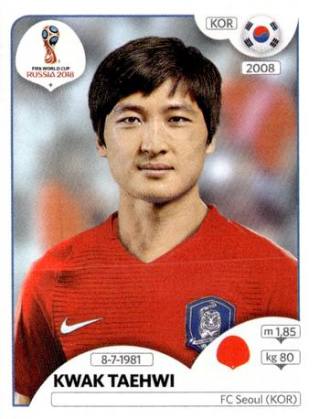 Kwak Tae-hwi – FIFA World Cup 2018 Russia, Nr. 497
