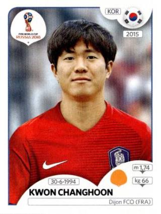 Kwon Changhoon – FIFA World Cup 2018 Russia, Nr. 501