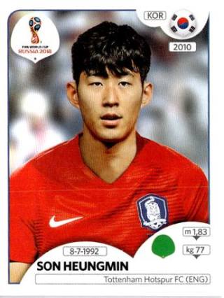 Son Heung-min – FIFA World Cup 2018 Russia, Nr. 508