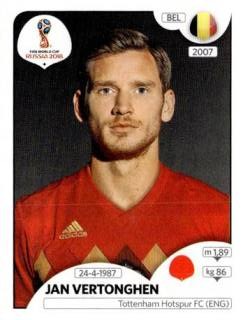 Jan Vertonghen – FIFA World Cup 2018 Russia, Nr. 517