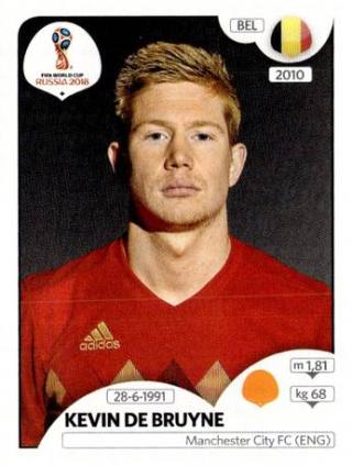 Kevin De Bruyne – FIFA World Cup 2018 Russia, Nr. 522