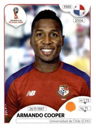 Armando Cooper – FIFA World Cup 2018 Russia, Nr. 545