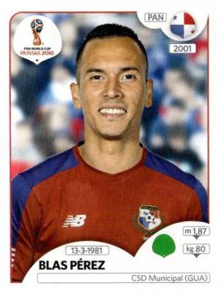Blas Pérez – FIFA World Cup 2018 Russia, Nr. 548