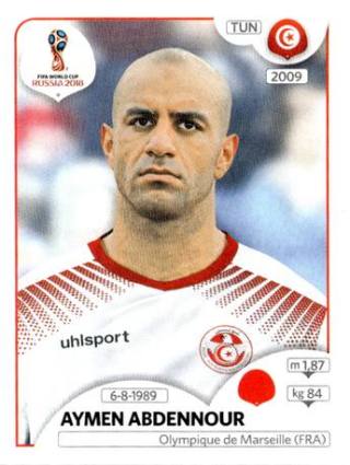 Aymen Abdennour – FIFA World Cup 2018 Russia, Nr. 557