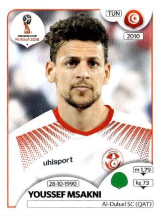 Youssef Msakni – FIFA World Cup 2018 Russia, Nr. 566