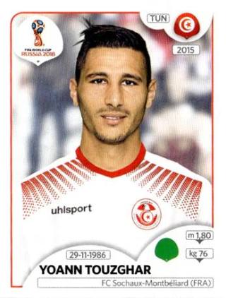 Yoann Touzghar – FIFA World Cup 2018 Russia, Nr. 569