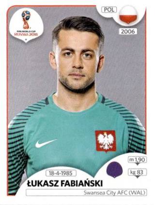 Łukasz Fabiański – FIFA World Cup 2018 Russia, Nr. 594