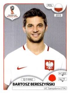 Bartosz Bereszyński – FIFA World Cup 2018 Russia, Nr. 600