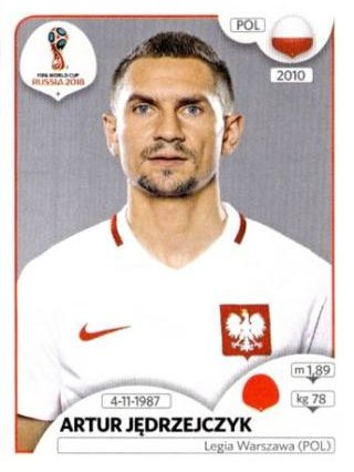 Artur Jędrzejczyk – FIFA World Cup 2018 Russia, Nr. 601
