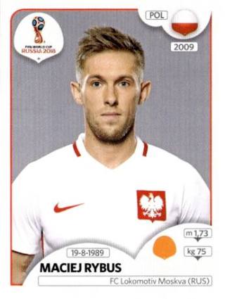 Maciej Rybus – FIFA World Cup 2018 Russia, n. 602