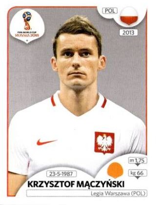 Krzysztof Mączyński – FIFA World Cup 2018 Russia, Nr. 606