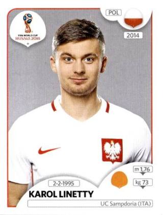 Karol Linetty – FIFA World Cup 2018 Russia, Nr. 608