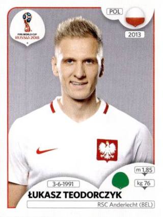 Łukasz Teodorczyk – FIFA World Cup 2018 Russia, Nr. 610