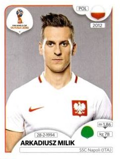 Arkadiusz Milik – FIFA World Cup 2018 Russia, Nr. 611