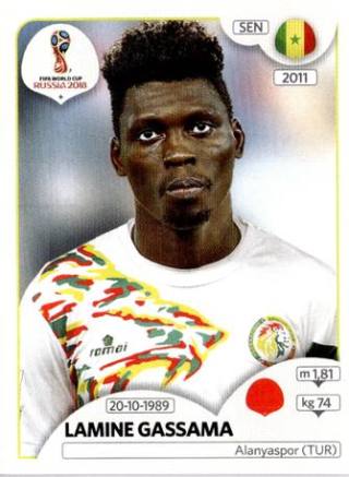 Lamine Gassama – FIFA World Cup 2018 Russia, Nr. 616