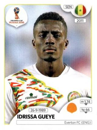 Idrissa Gueye – FIFA World Cup 2018 Russia, Nr. 621