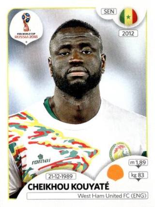 Cheikhou Kouyaté – FIFA World Cup 2018 Russia, Nr. 622