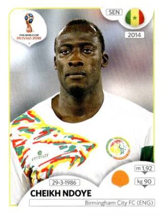 Cheikh Ndoye – FIFA World Cup 2018 Russia, Nr. 623