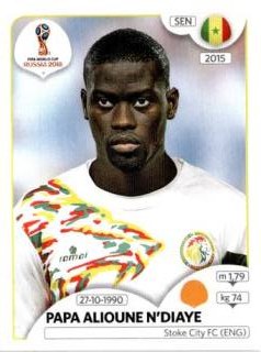 Papa Alioune Ndiaye – FIFA World Cup 2018 Russia, Nr. 624