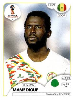 Mame Diouf – FIFA World Cup 2018 Russia, Nr. 631