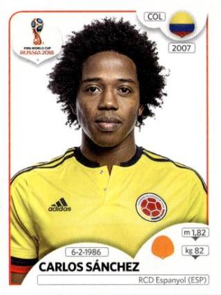 Carlos Sánchez Moreno – FIFA World Cup 2018 Russia, Nr. 640