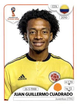 Juan Cuadrado – FIFA World Cup 2018 Russia, Nr. 641