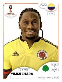 Yimmi Chará – FIFA World Cup 2018 Russia, Nr. 650