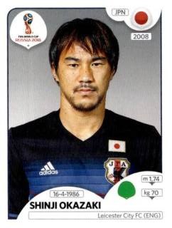 Shinji Okazaki – FIFA World Cup 2018 Russia, Nr. 669