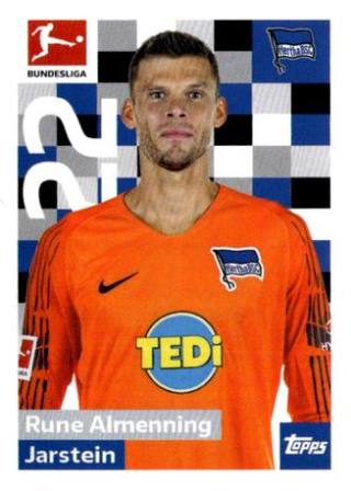 Rune Jarstein – Fussball Bundesliga 2018/19, Nr. 20