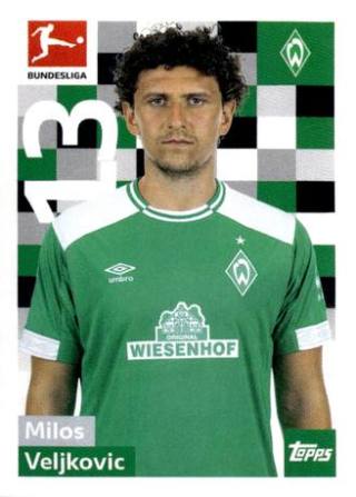 Miloš Veljković – Fussball Bundesliga 2018/19, Nr. 39