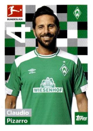 Claudio Pizarro – Fussball Bundesliga 2018/19, Nr. 46