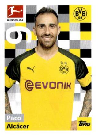Paco Alcácer – Fussball Bundesliga 2018/19, Nr. 62