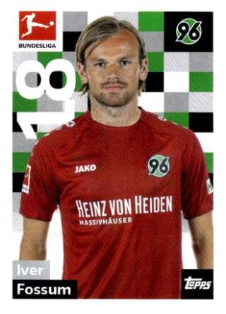 Iver Fossum – Fussball Bundesliga 2018/19, Nr. 117