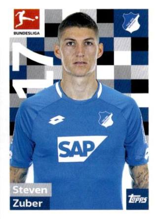 Steven Zuber – Fussball Bundesliga 2018/19, Nr. 131