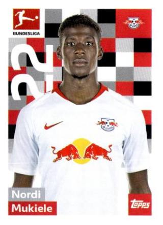 Nordi Mukiele – Fussball Bundesliga 2018/19, Nr. 142
