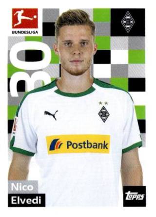 Nico Elvedi – Fussball Bundesliga 2018/19, Nr. 187
