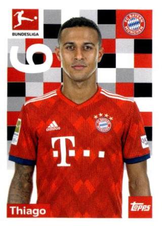 Thiago – Fussball Bundesliga 2018/19, Nr. 207